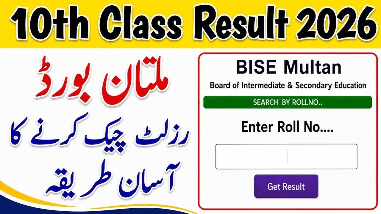 BISE Multan 10th Class Result